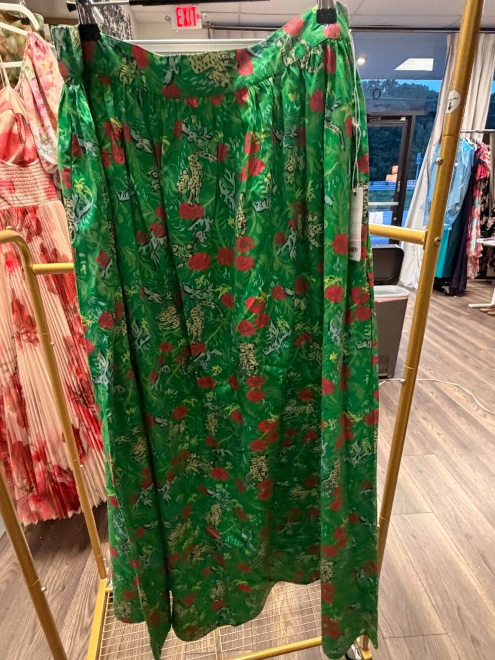 The Tiny Tassel Printed Maxi Skirt - Picture 2 of 3